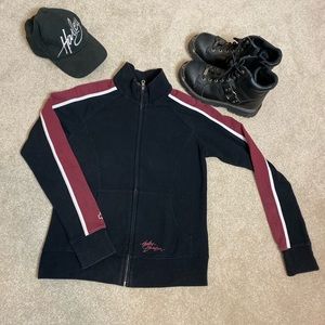Harley Davidson Black Long Sleeve ZIP Up Cardigan